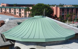 Green Turret Roof